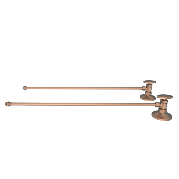 Brasstech Lavatory Supply Kit, 1/2" Compression in Antique Copper 493/08A